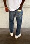 Men's Boyfriend Fit Blue Denim Jean Pants Mz309 - 4
