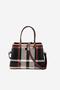 Black - Burgundy Plaid Women's Handbag Sp1098 - 5