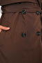 Women's Belted Short Trench Coat 5974 - Brown - 6