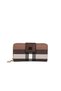 Dark Brown - Brown Plaid Women's Wallet and Card Holder Sp928