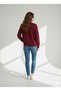 Women's Bow Detailed Crew Neck Double Yarn Knitwear Sweater - 3
