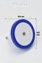 Round Automatic Night Light Light-Sensitive Dark Ldr Sensor Corridor Blue Gc01 - 8