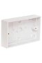 Heavy Duty PVC Electrical Junction Box 6x3 Wall Mount Surface Socket & Switch Base Box