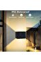2Pcs Solar Wall Light IP65 Up-and-Down Outdoor Solar Rechargeable Panel Lamp (Multicolor) - 5