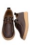Elit Asscl100 Women's Genuine Leather Casual Shoes Brown - 5