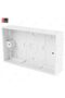Heavy Duty PVC Electrical Junction Box 6x3 Wall Mount Surface Socket & Switch Base Box - 3