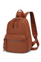 Barcelona Medium Size Multi-Pocket Soft Design Sports and Casual Women's Backpack Brown - 2