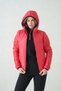 Women's Hooded Fiber-Filled Ultra Lightweight Lined Water-Repellent Windproof Sports Puffer Coat - 4