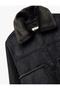 Long Sleeve Buttoned Shirt Collar Jacket - 5