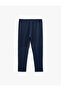 Piped Sports Jogger Sweatpants with Tie-Up Waist and Pockets - 4