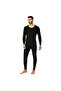 MEN'S COTTON BLENDED SOFT INNER FULL BODY THERMAL SET - BLACK - 2