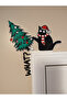 Cute Cat Christmas Door Corner Ornament - 2