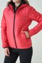 Women's Hooded Fiber-Filled Ultra Lightweight Lined Water-Repellent Windproof Sports Puffer Coat - 5