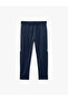 Piped Sports Jogger Sweatpants with Tie-Up Waist and Pockets - 3