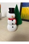Snowman Led Candle Holder (1 Piece) - 5
