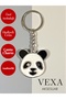 Panda Figured Metal Keychain – Bag Ornament – Gift Product with Special Packaging and Gift - 8