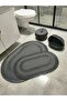 Jute, Bathroom Set, Bath Set, Bath Mat, Mat Set, Makeup Basket, Detergent Basket, with Tricot - 4