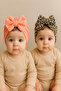 Baby Girl Bonnet with Bow 2 Pieces