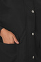 Women's Pocket Detailed Oversized Jacket 5973 - Black - 6