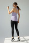 Aura Women's Sports Tank Top with Back Detail Lilac - 3