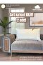 2 Pcs Large Back Cushion Cover - Back Cushion Pillow Cover with Zipper - Fabric Cover with Strap Model