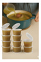 50 Pieces of Portioned Storage Containers with Lids |   Freezer Compatible Food and Ice Container Set - 2