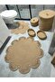 Jute, Bathroom Set, Bath Set, Bath Mat, Mat Set, Makeup Basket, Laundry Basket, Toilet Seat Mat - 2