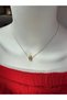 Lock-Like Steel Necklace, Minimalist Necklace - 3