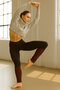 3 Basic Thick Cotton Blend Leggings - 4