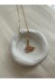 Steel Pink Swan Necklace