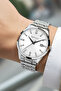 Men's Wristwatch with Calendar Steel Case & Steel Strap Silver-White Zmfer210 - 2