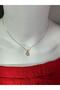 Crystal Stone Cage-Shaped Pendant, Minimalist Necklace