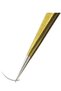 Professional Pointed Tip Tweezers Stainless Steel Ingrown and Precise Hair Removal Gold - 2