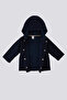 U.S. Polo Assn Baby Girl Navy Blue Coat - 4