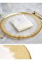 6 Piece Glass Plates Set,- Includes 6*13 inch , Dinnerware Sets, 33 cm - 3