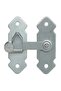 Wrought iron french lock garden gate latch antique satin door - chest - lid latch tira