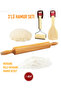 3-Piece Dough Set Rolling Paddle Rolling Paddle Dough Cutter - 3