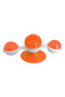 Markapet Windmill Rotating Cat Toy with Suction Cup 8 Cm-18 cm Orange - Sf-Frldk-Trnc