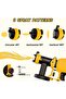 Dr.WALT Cordless Paint Sprayer for DrWalt 21V Max Dual Batteries with Brushless Motor - 4