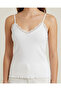 White Strappy Lace Vest