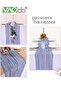 Translucent Table Runner Chessian Tablecloth for Wedding Reception Bridal Shower Party Decoration Ta - 6