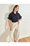 Women Black Jacquard Shirt Blouse - 5