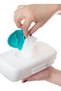 Wet Wipes Box - Refillable One-Hand Dispenser for Baby & Adults, White