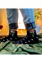 5-Piece Cotton Embroidered Patterned Socks Set – Grade a Fabric, Women's & Girls' Student Socks, Comfort & Soft - 7