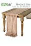 Translucent Table Runner Chessian Tablecloth for Wedding Reception Bridal Shower Party Decoration Ta - 7