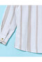 Infant Boys Beige Striped Dobby Mandarin Shirts - 3