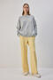 Ribbed Pants with Elastic Waist - 2