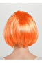Orange Color Party Wig Blunt Hair - 2