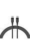 كابل USB-C إلى USB-C مضفر بقوة 100 وات بطول 2 متر وحزمة شاحن USB-C+USB-A بقوة 33 وات من GaN - 3