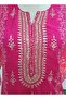 Pink Embroidered Cotton Suit - 2
